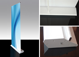 RollUp Exklusiv 100x215cm Wei�